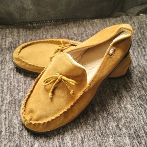 Element suade sherpa slipper loafer moccasin